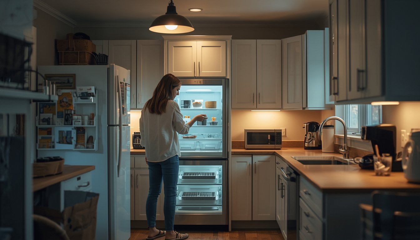 A residential electrical panel used for planning essential circuit backup during a power outage