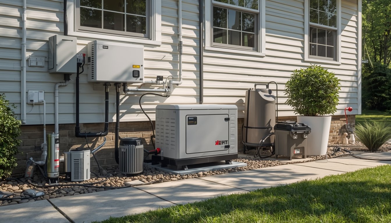 A modern home battery backup system used for understanding cycle life and warranty coverage
